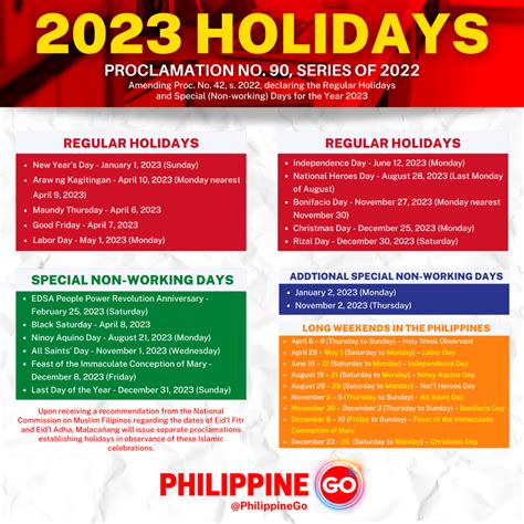 2025 holidays philippines official gazette printable